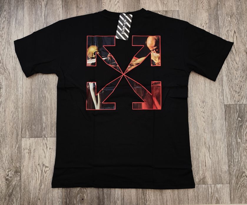 Мъжка тениска Off White блуза фланелка памук 2024