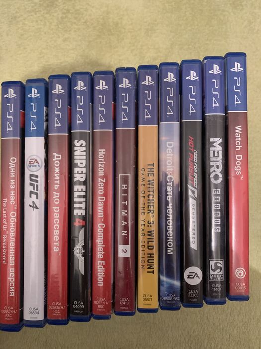 Продам игры на Ps4