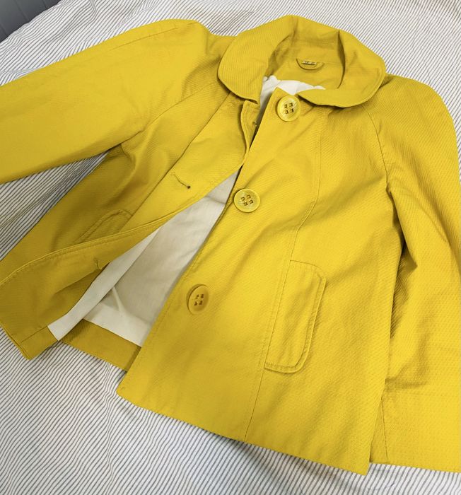 Jacheta-sacou de primavara eleganta din bumbac, xs-s