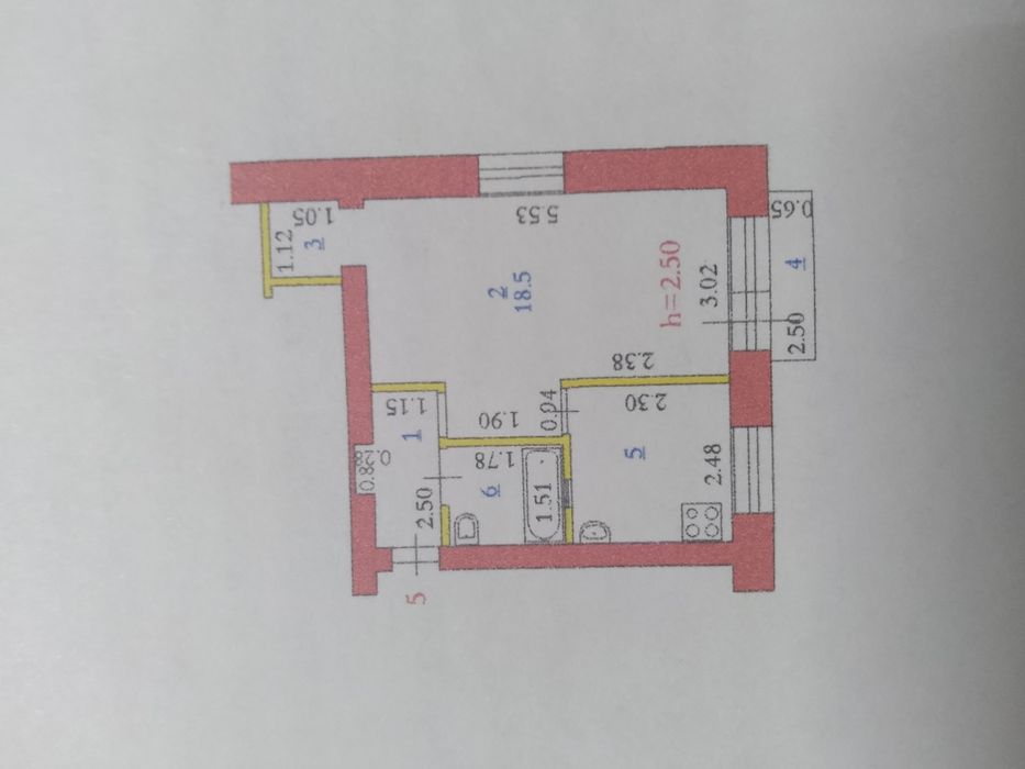 Продам квартиру район старый город Уалиханова 23