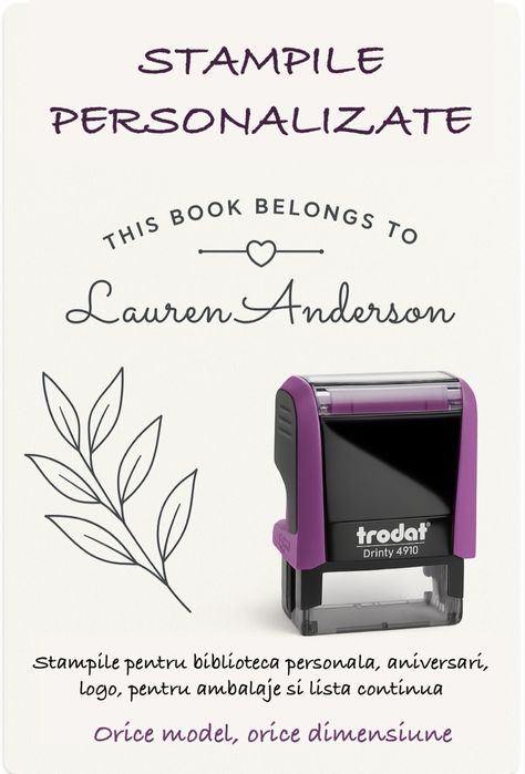 Stampile personalizate