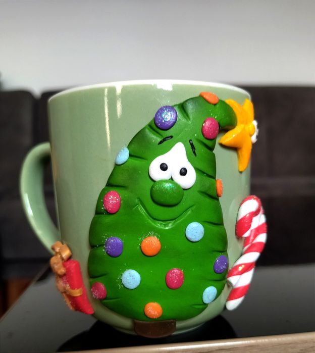 Cadouri-Căni personalizate cu decor din lut polymeric