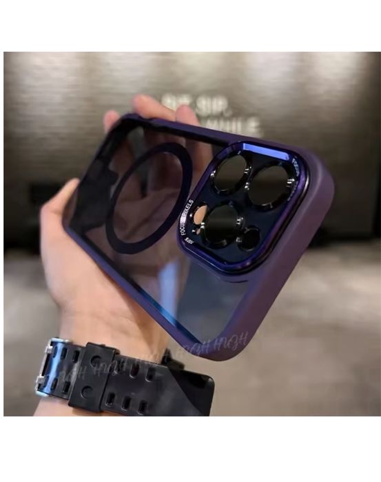 Iphone 14/15/16/17 PRO MAX PLUS Husa Hybrid Mgsafe Spate Lucios Fumuri