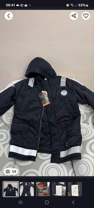 Продам огнеупорный куртка ТШО размер 50 рост 165см-170.Новая