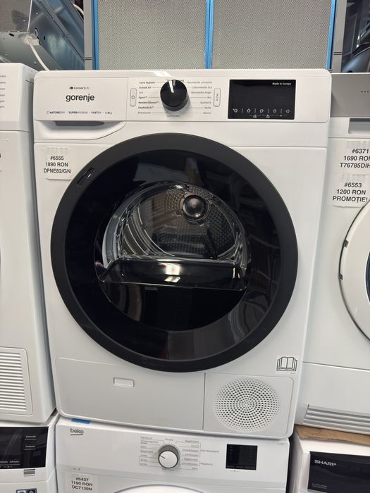 Uscător de rufe cu pompă de căldură  Gorenje DPNE82/GN