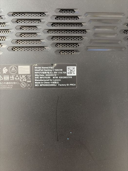 Lenovo ideapad gaming 3