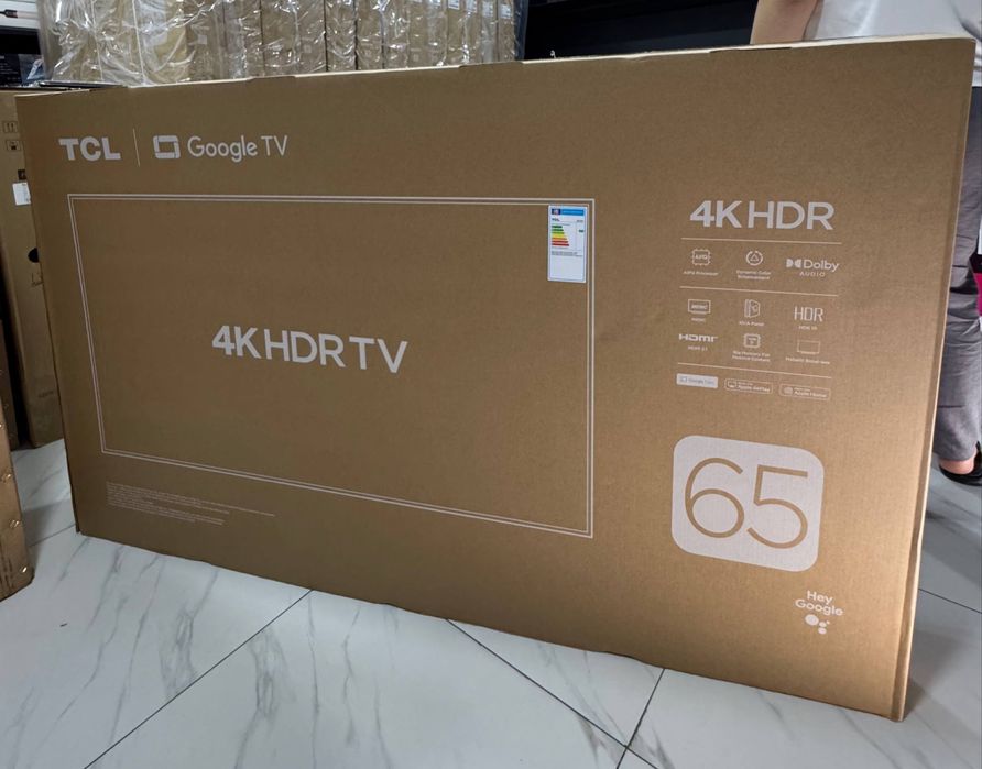 Телевизор TCL 55" V6C 4K HDR Google TV СмартТВ 2025 Доставка бесплатно