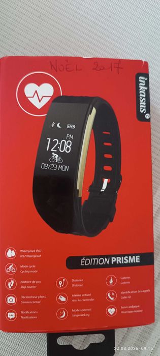 Чисто нова смарт фитнес гривна Inkasus Edition Prisme – Черна