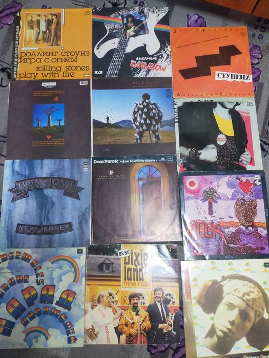 Пластинки, стереомагнитофон