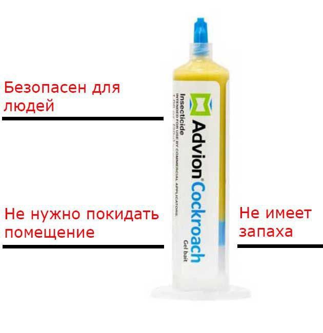 Средство от тараканов США адвион
