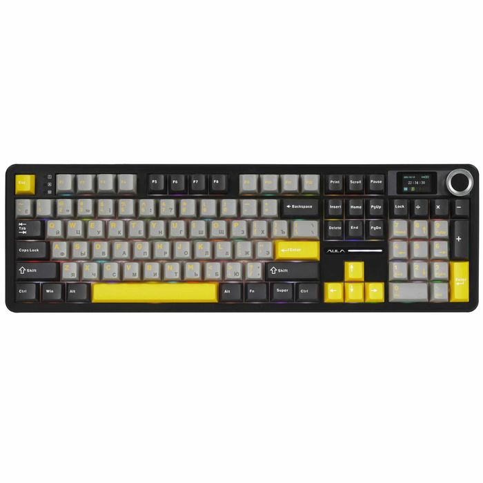 AULA F108 Pro Механическая беспроводная RGB клавиатура RU/EN -оригинал