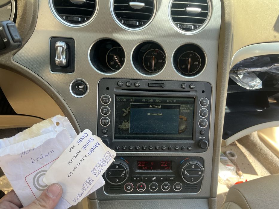 Alfa Romeo 159 2.4 20v JTDm на части Алфа Ромео