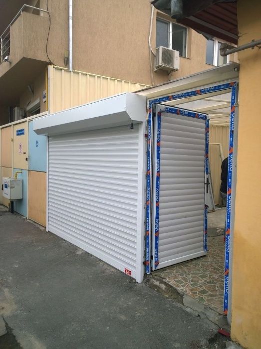 Usa tip rulou de garaj din ALUMINIU Calitate, lamela de 55 si 77mm