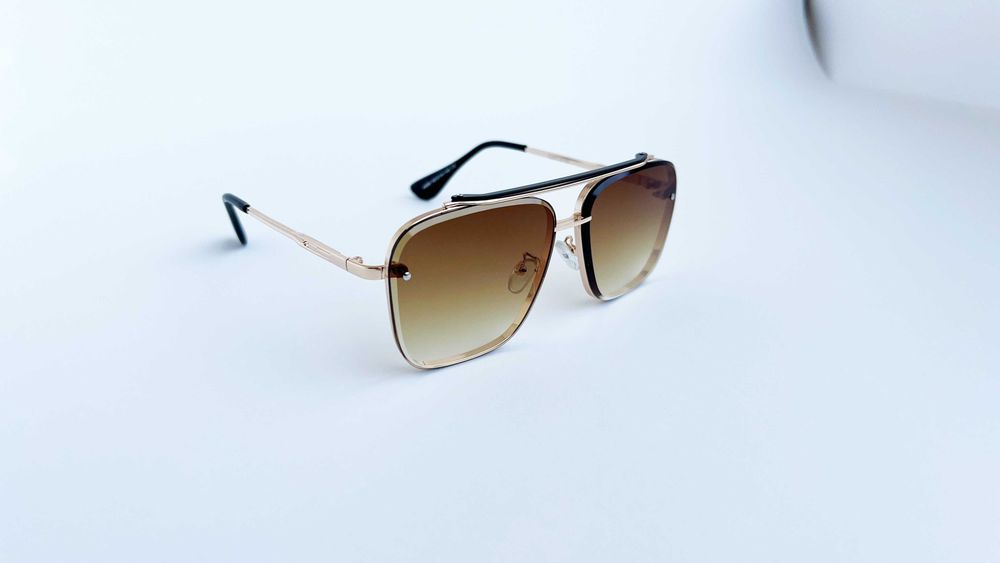 Ochelari de soare Dita Mach Six - Rama aurie Lentile maro degrade