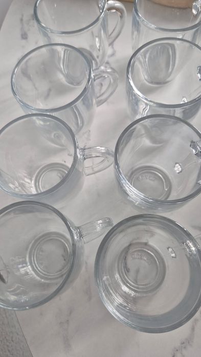 Кружки 8 шт стекло
