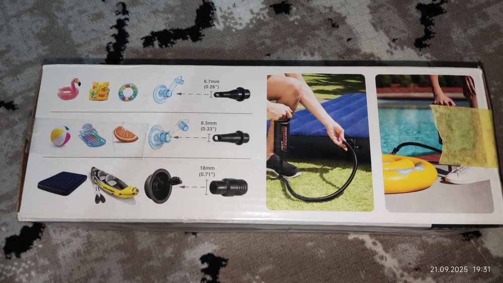 Насос для надувной матрас. INTEX