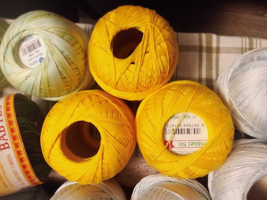 прежда за плетене на една кука