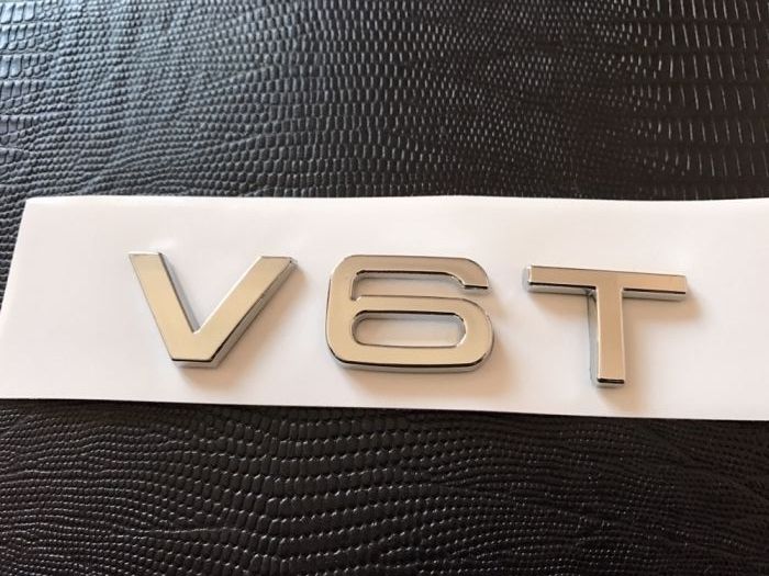 Emblema Audi V6T aripa abs