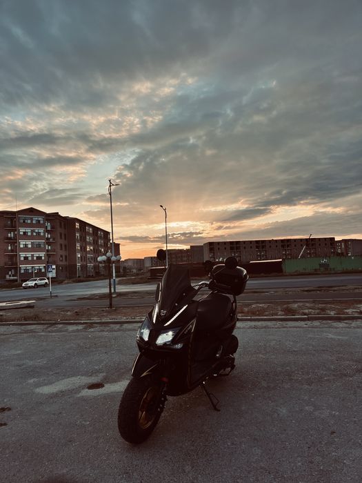 Мопед на ходу самурай