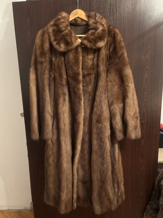 Палто от визон/норка шито по порьчка. Италия размер M/L