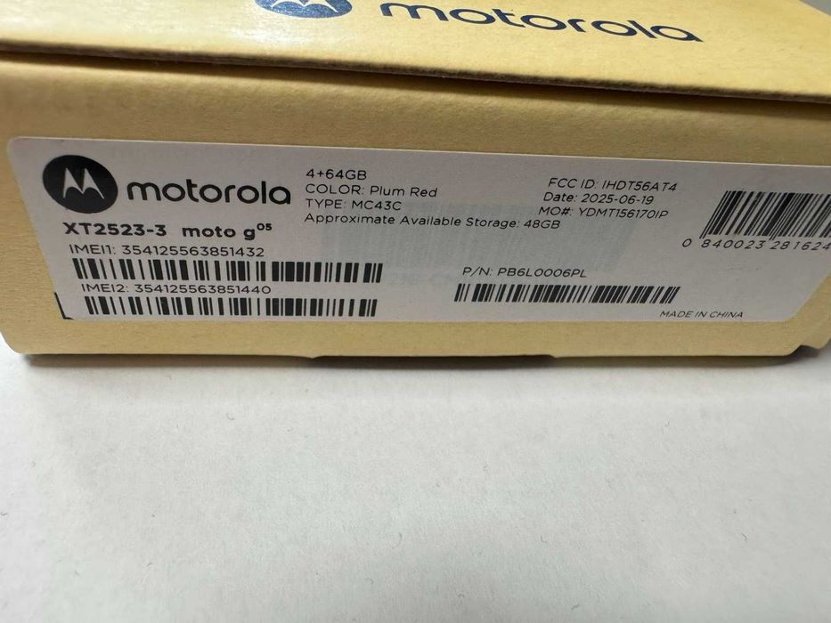 Motorola G05   64/4gb НОВ!