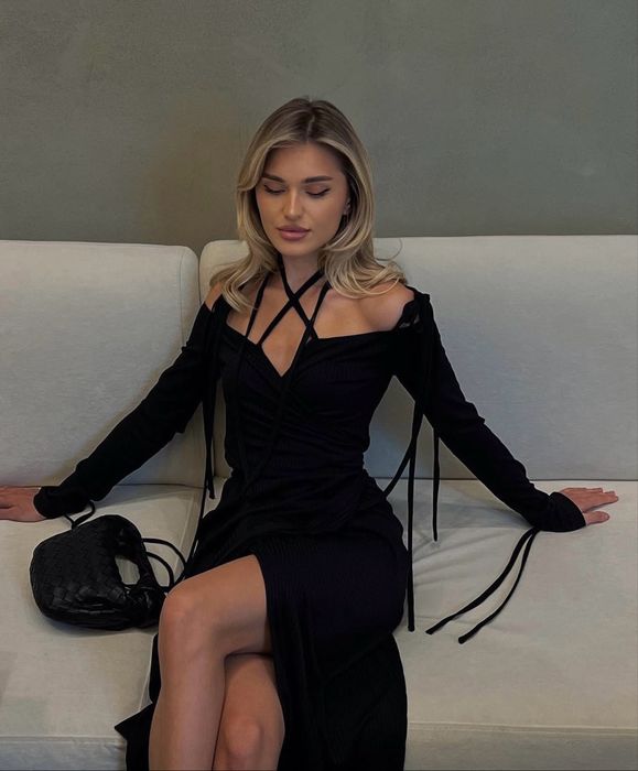 иман платье на запах