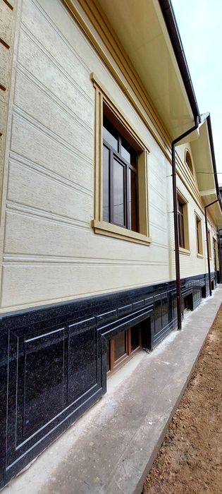 Фасадга Травертин тош ва Цоколга ГРАНИТ тошларини Сифатли у'рнатамиз.