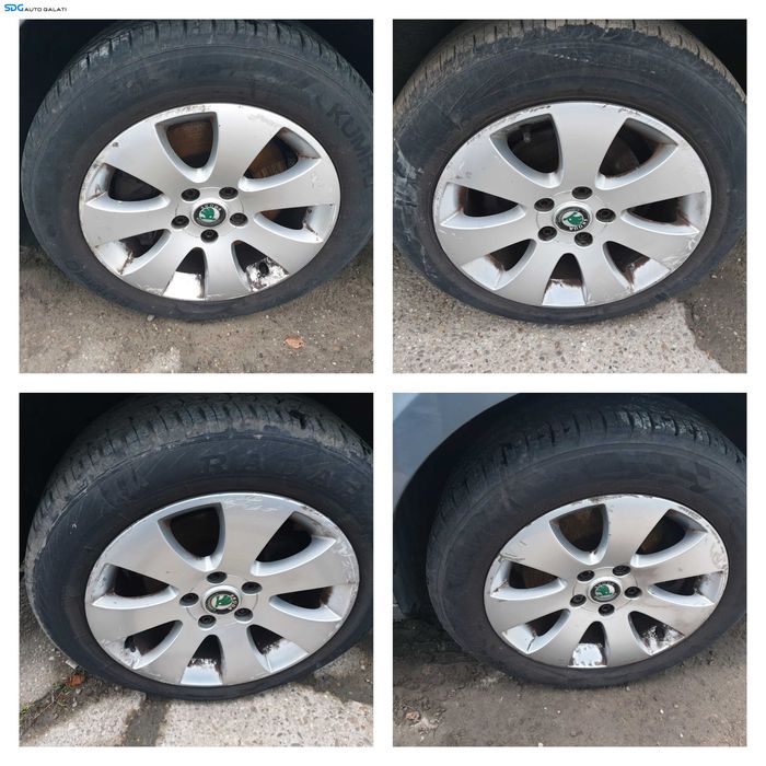 Set 4 Jante Roti Aliaj 205 55 16 R16 5x112 Volkswagen Passat B5.5 2001 - 2005 [K8914]