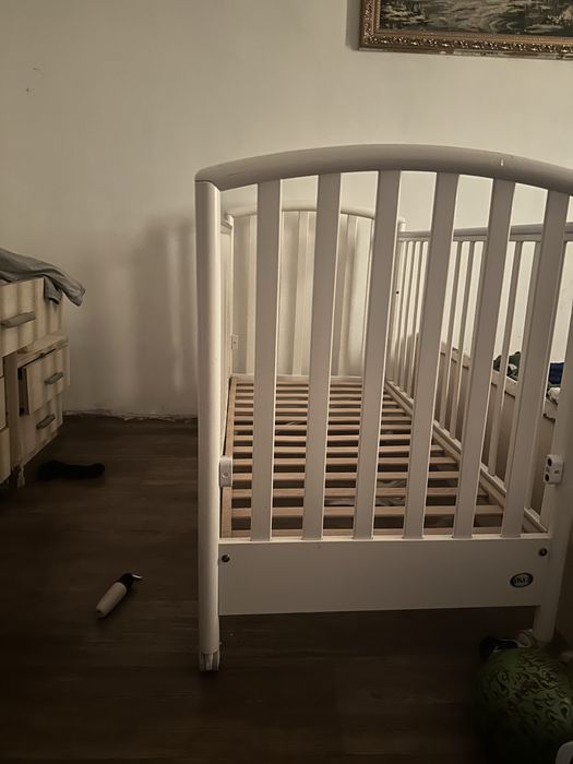 Детский манеж белый цвет