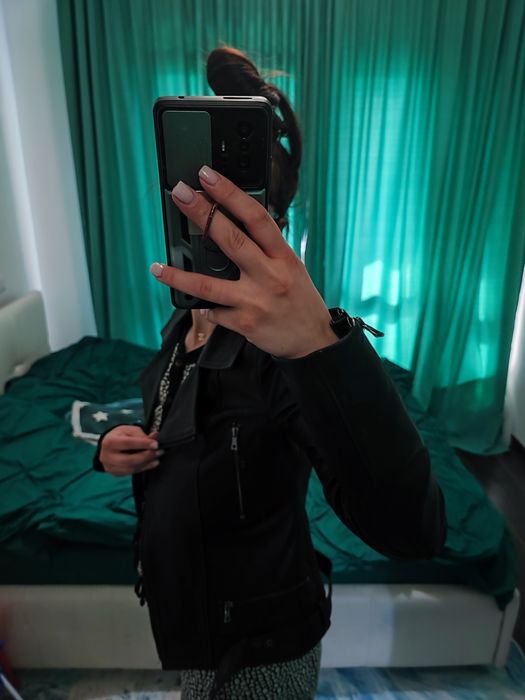 Geaca de piele naturala măsura S