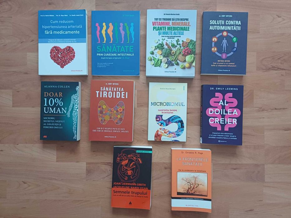 Colecții: Ilie Cioară-700 RON, Neuroștiințe -300 RON, Sănătate-250 RON