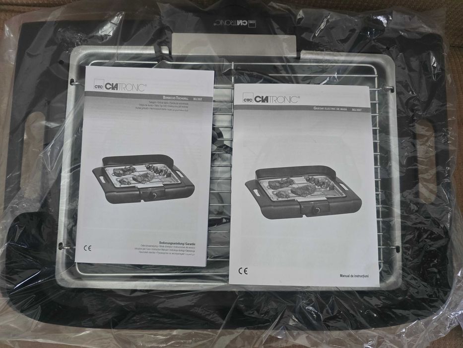 Gratar electric Clatronic 35 x 24 cm, 2000W, BQ 3507