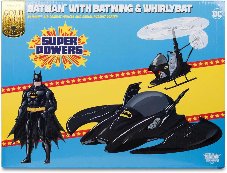 McFarlane Toys -Бэтмен  DC с крыльями летучей мыши и вихревой летучкой
