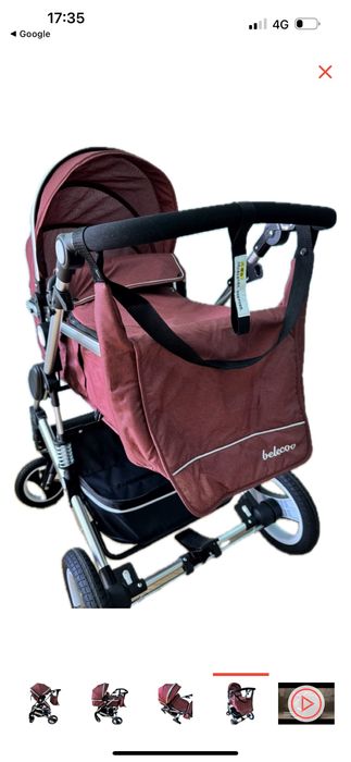 Кольяска трансформер 3 в 1 Belecoo