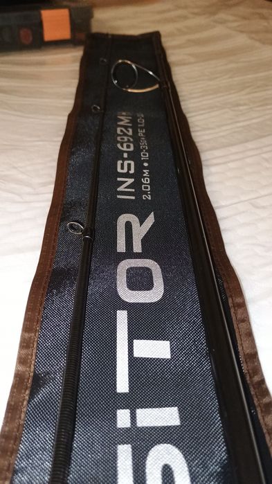 Въдица за спининг + примамки за хищници