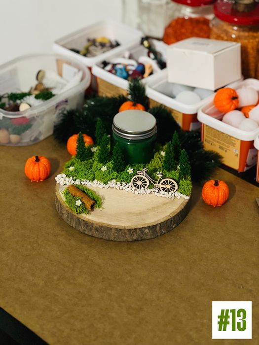 Ръчно изработени свещи от естествени материали - различни модели