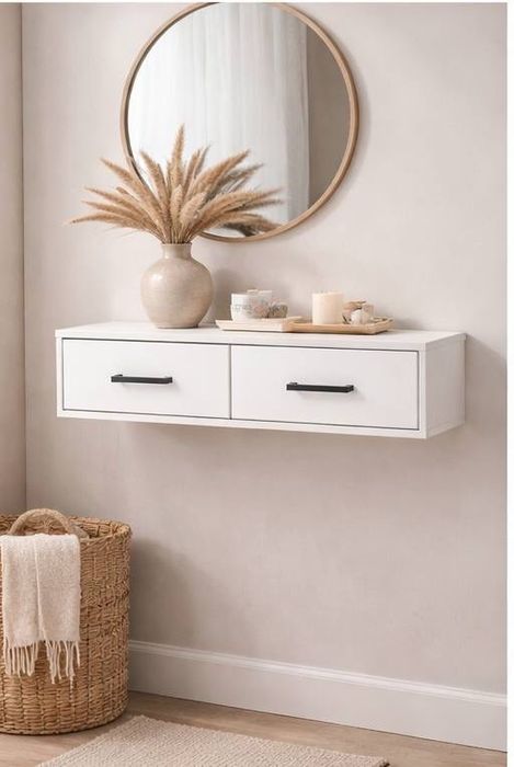 Навесная тумба консоль 2 ящиков хорошо выбор