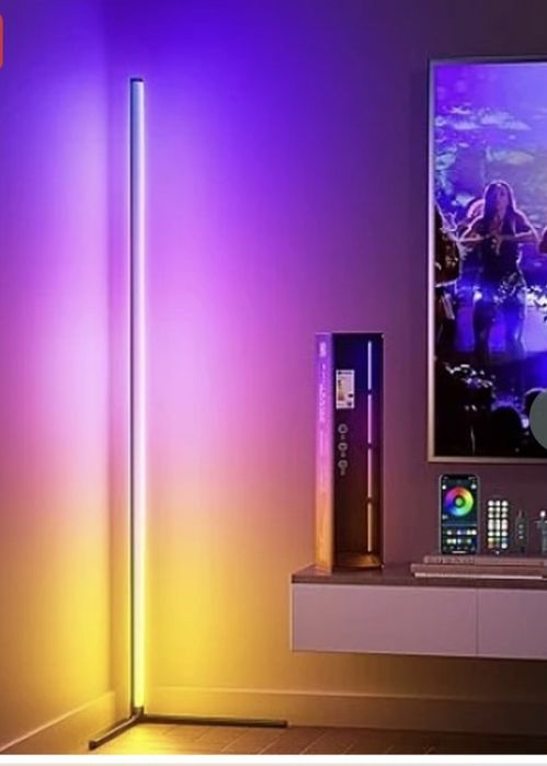 Стояща ъглова RGB лампа за домашно диско осветление