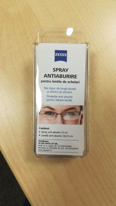 Oferta Solutie Antiaburire/Optifogue Set complet Zeiss