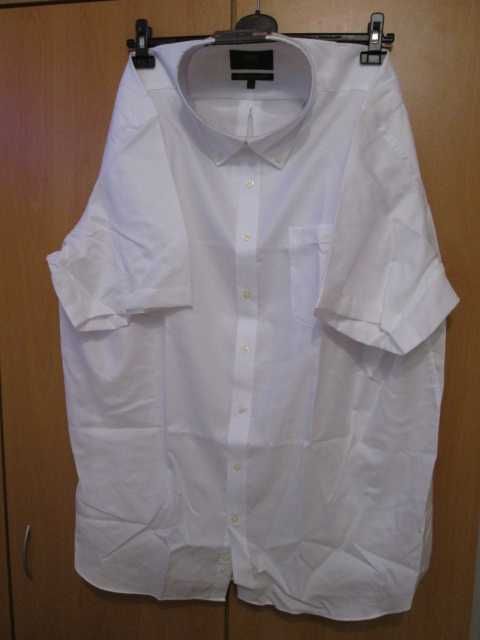 Бяла риза с къс ръкав Marks & Spencer