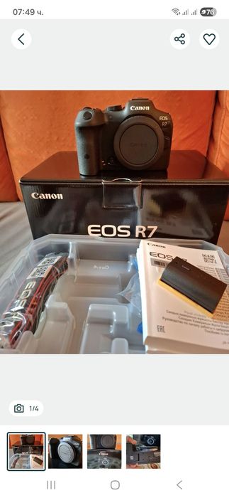 Canon EOS  R7 /като нов/