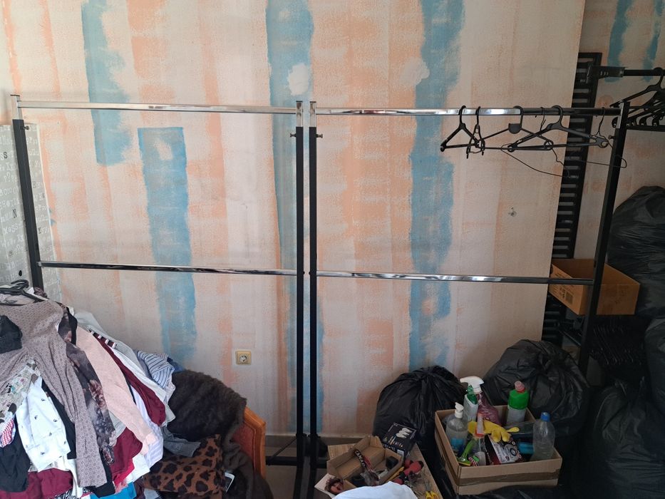 Щендер за дрехи двоен