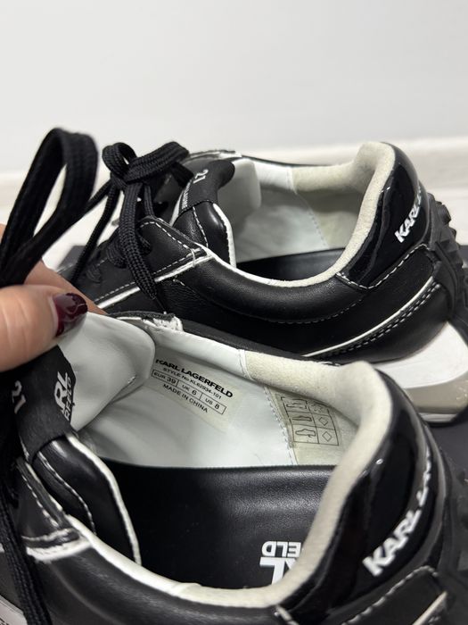 Дамски сникърси от кожа на Karl Lagerfeld