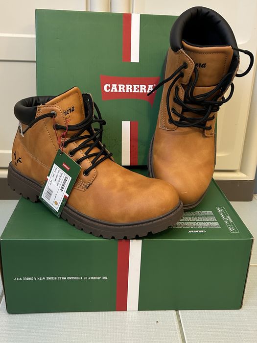 Зимни мъжки боти от естествена кожа Carrera