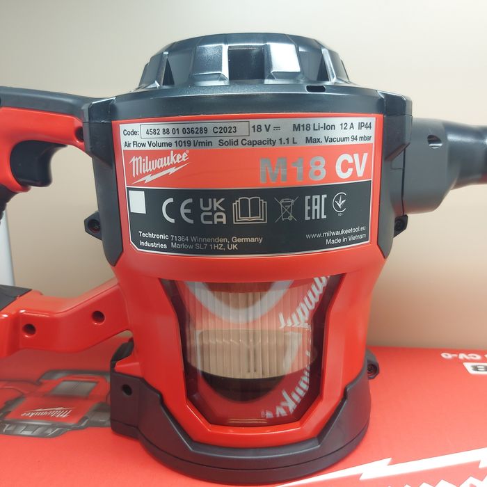 ПРОМОЦИЯ.Акумулаторна прахосмукачка Milwaukee M18 CV-0