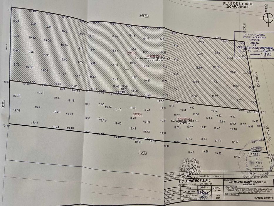Teren intravilan 66000 mp in Tandarei Ialomita 20 euro pe mp -Fabrica Ulei