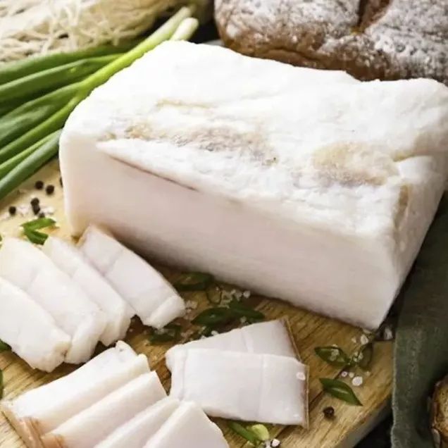 Соленое домашнее сало