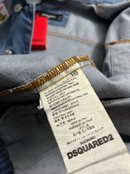 #REDUCERE 100 LEI# Geaca de blugi/jacheta denim barbati Dsquared2 Trip