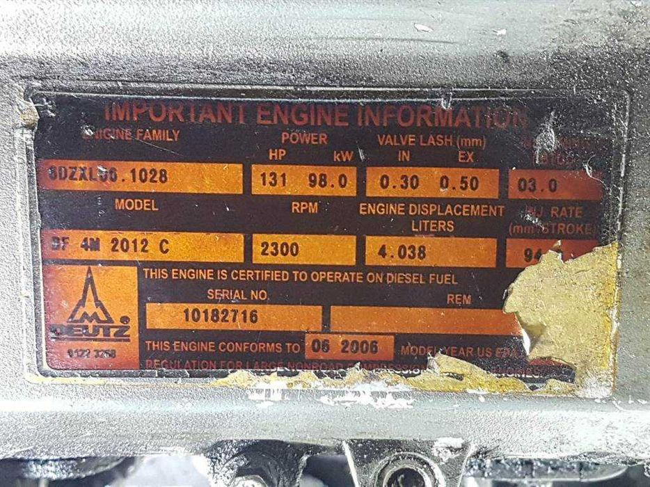 Motor complet Deutz BF4M2012C - Piese de motor Deutz