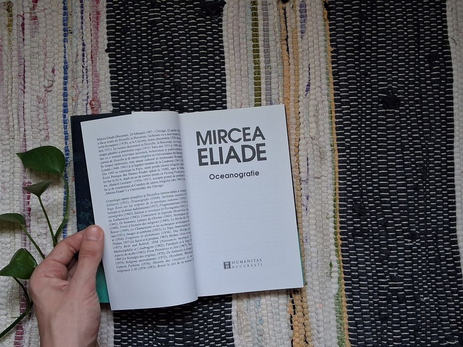 Oceanografie - Mircea Eliade 2013 Ediție rară